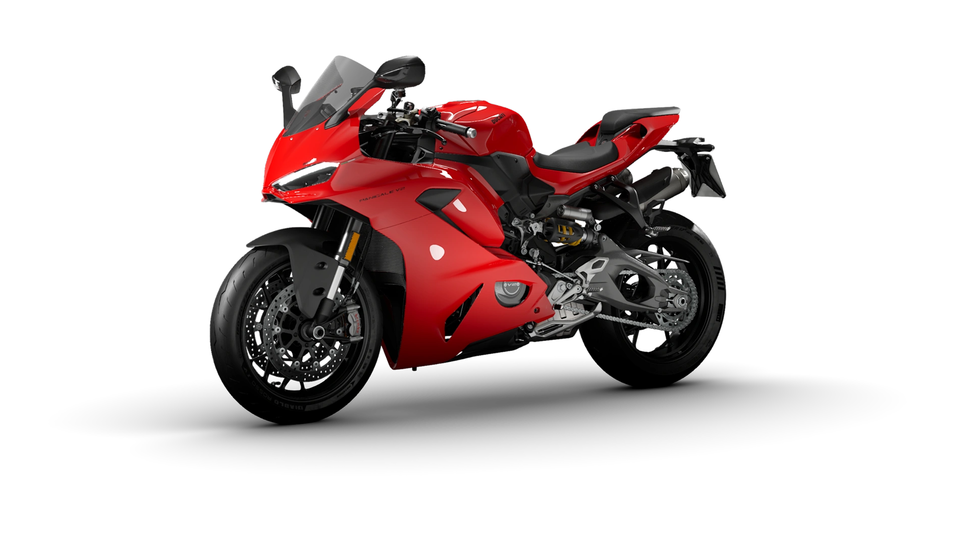 Ducati Panigale V2 Seitenansicht in Rot