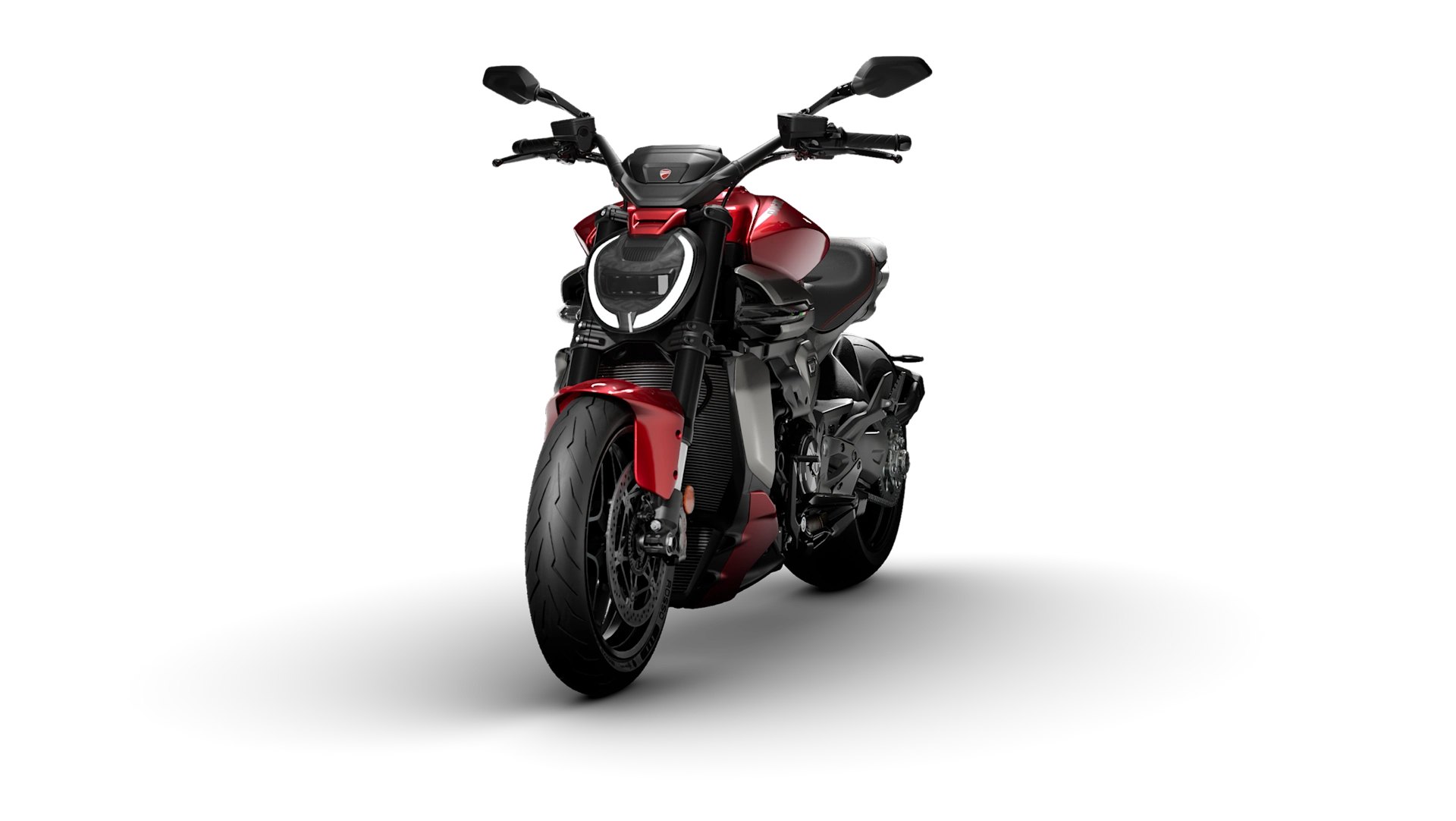 Ducati XDiavel V4 Frontansicht in Rot
