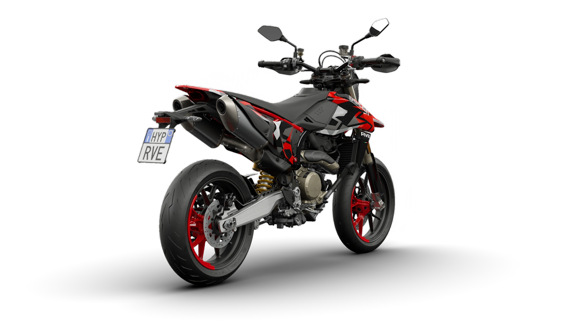 Ducati Hypermotard 698 Mono RVE Heckansicht